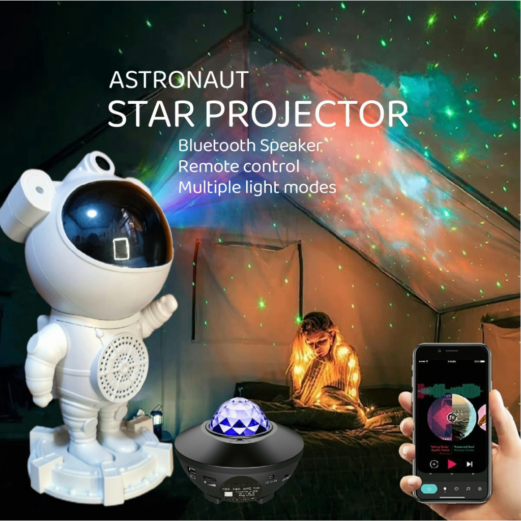 Astronaut Light Projector Galaxy Light Projector Night Light Projector LED Lamp for Bedroom Room Party Decor Gift